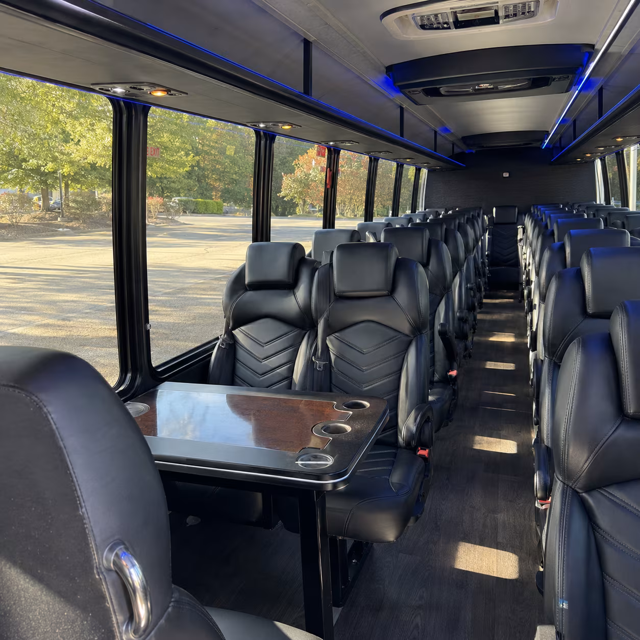 Atlanta Airport Shuttle & Transportation onboard seating