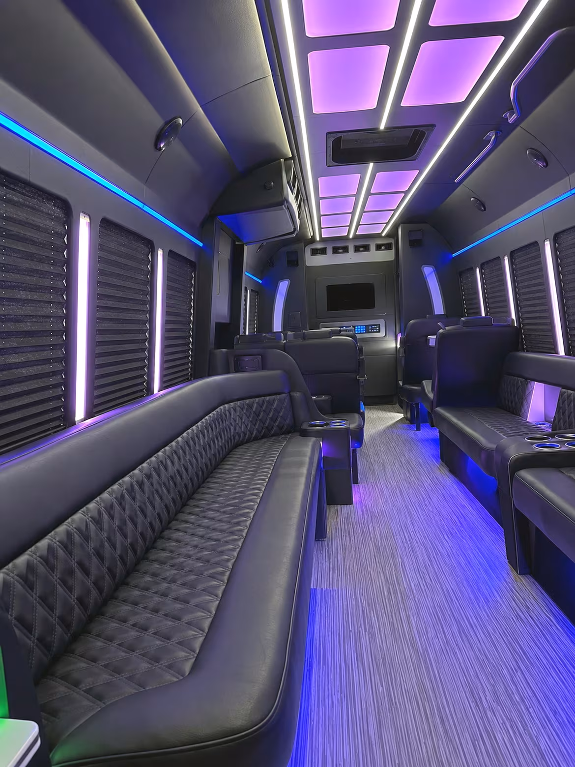 Atlanta Bachelor & Bachelorette Transportation onboard seating