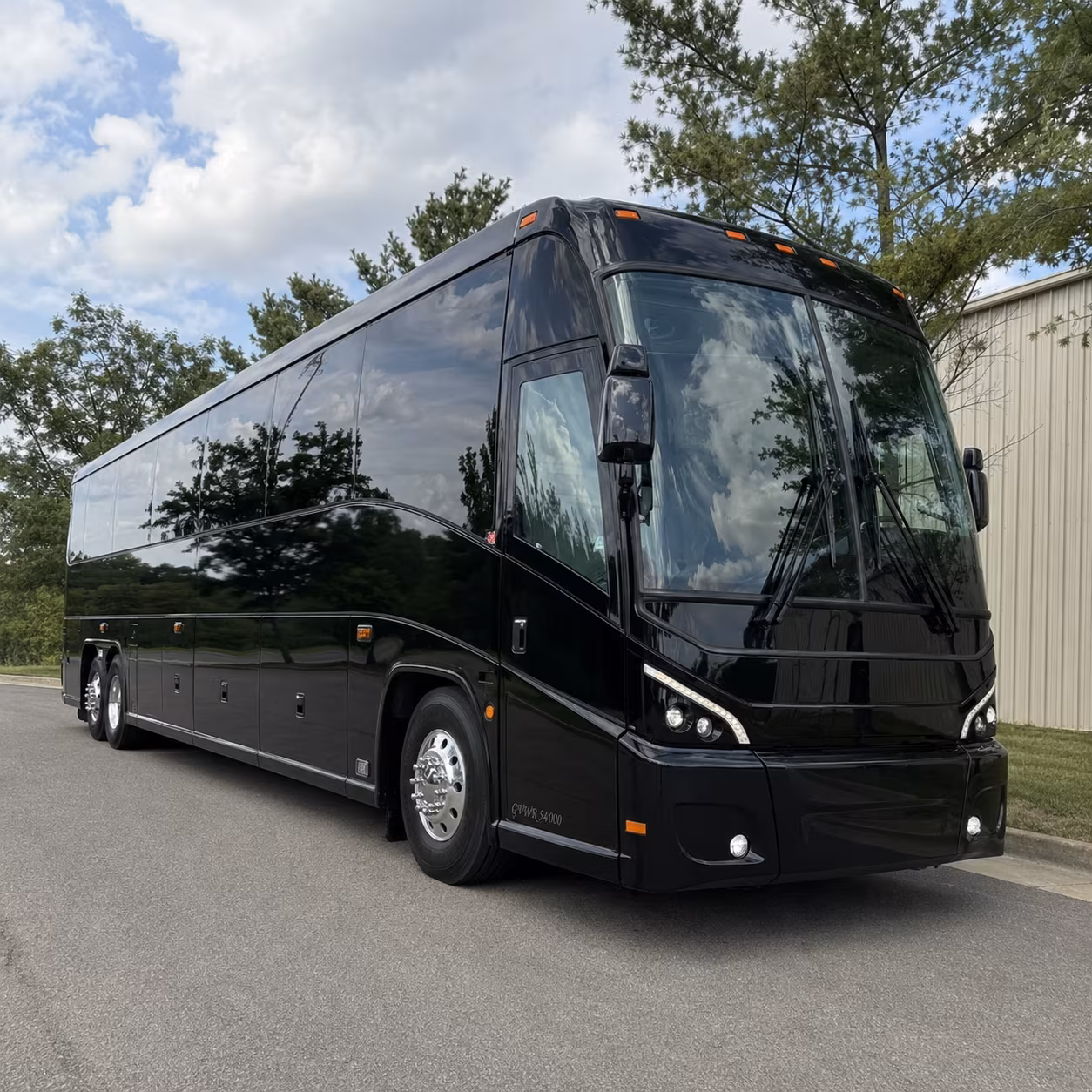Atlanta Corporate Transportation party bus exterior
