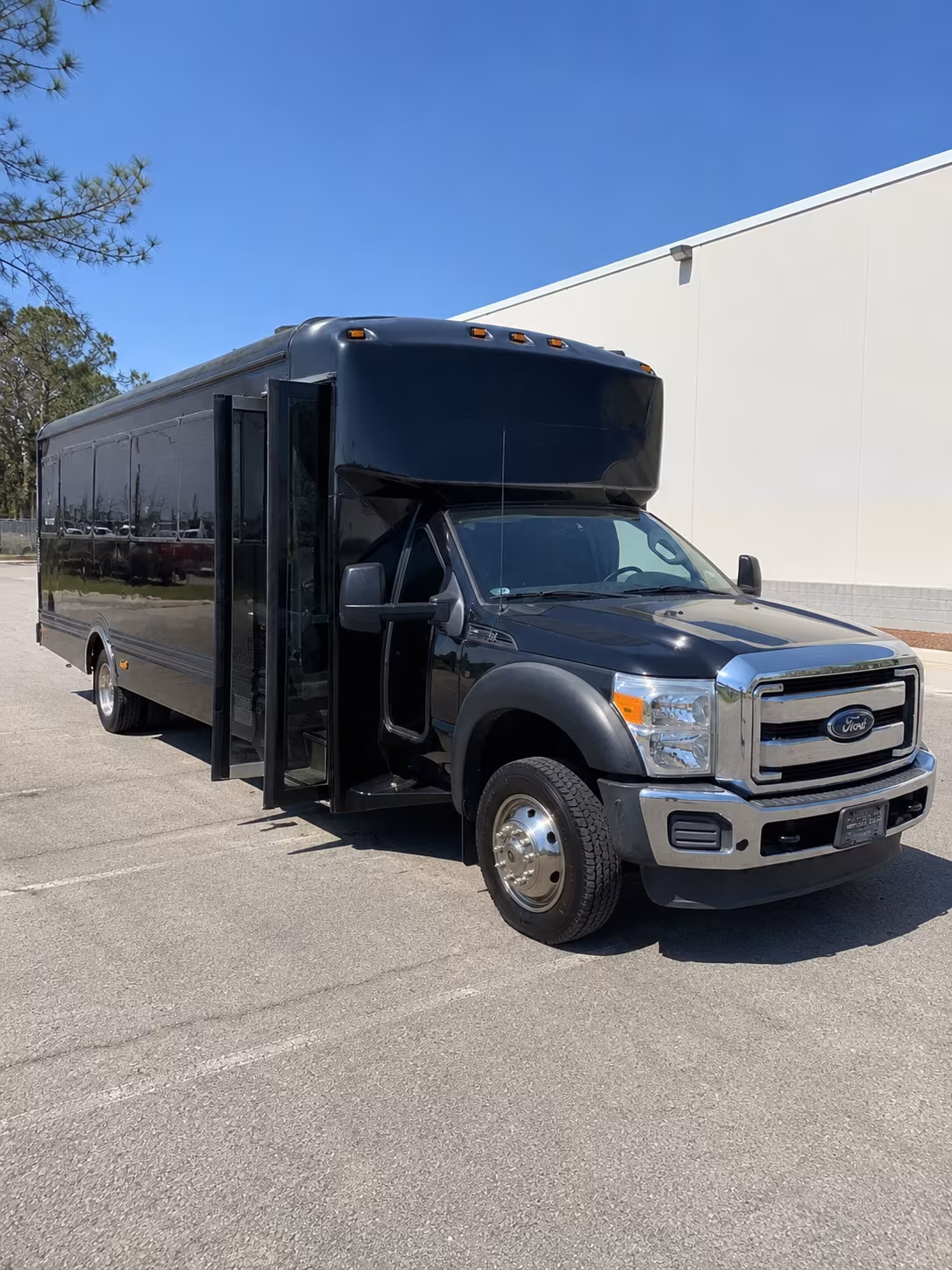 Atlanta Private Event Transportation party bus exterior
