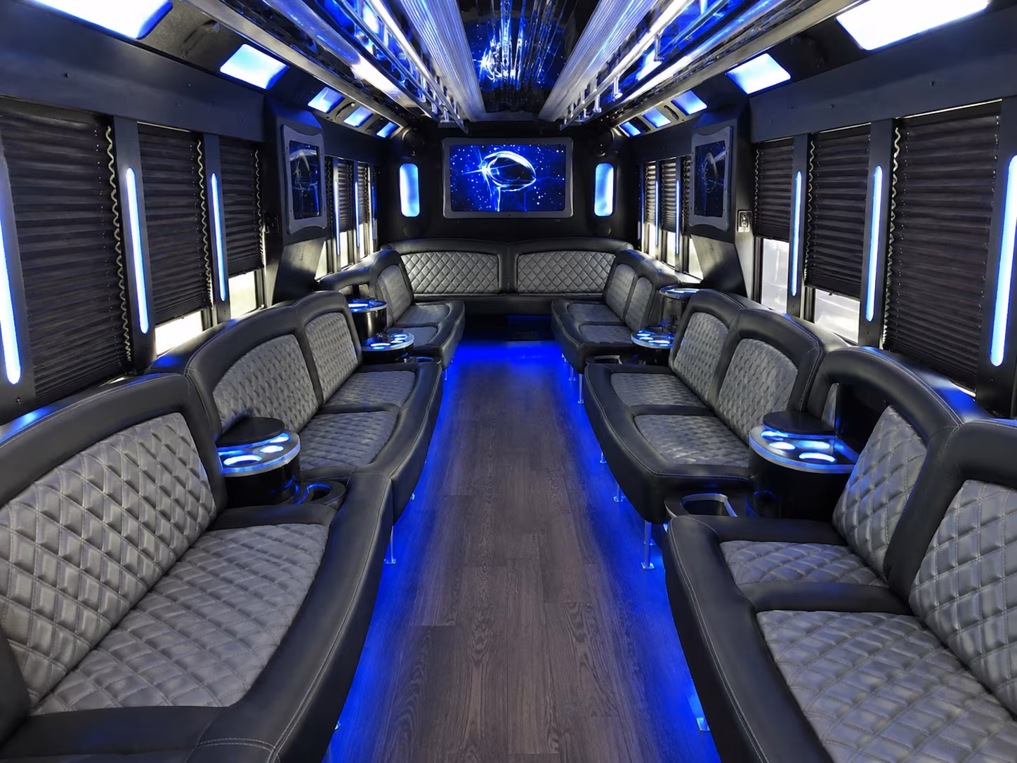 Atlanta Prom & Homecoming Transportation party bus exterior