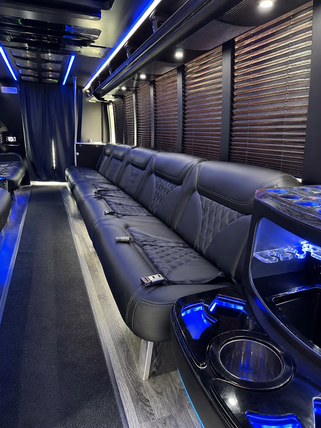 Atlanta Prom & Homecoming Transportation onboard seating