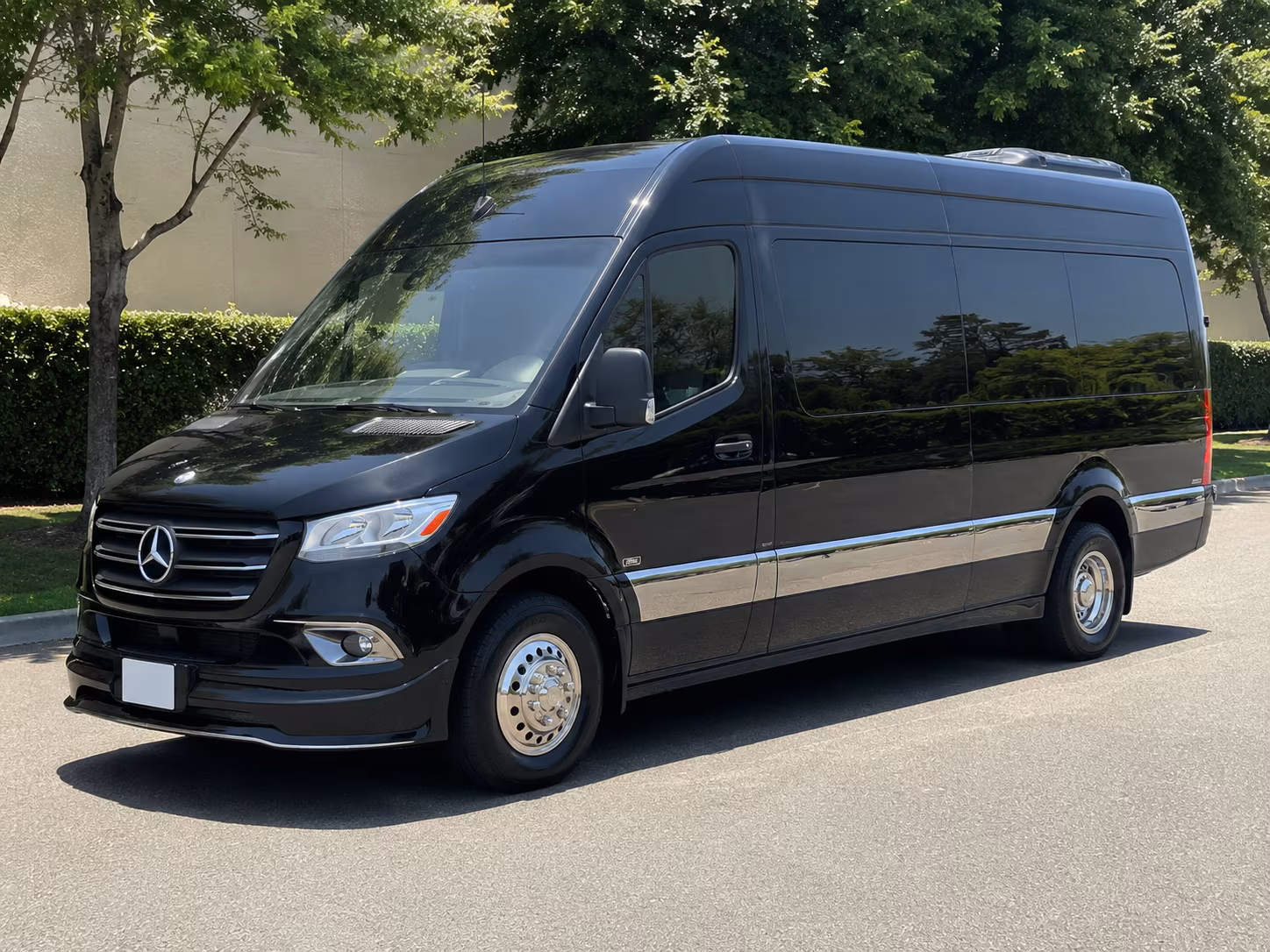 Atlanta School Event Transportation party bus exterior
