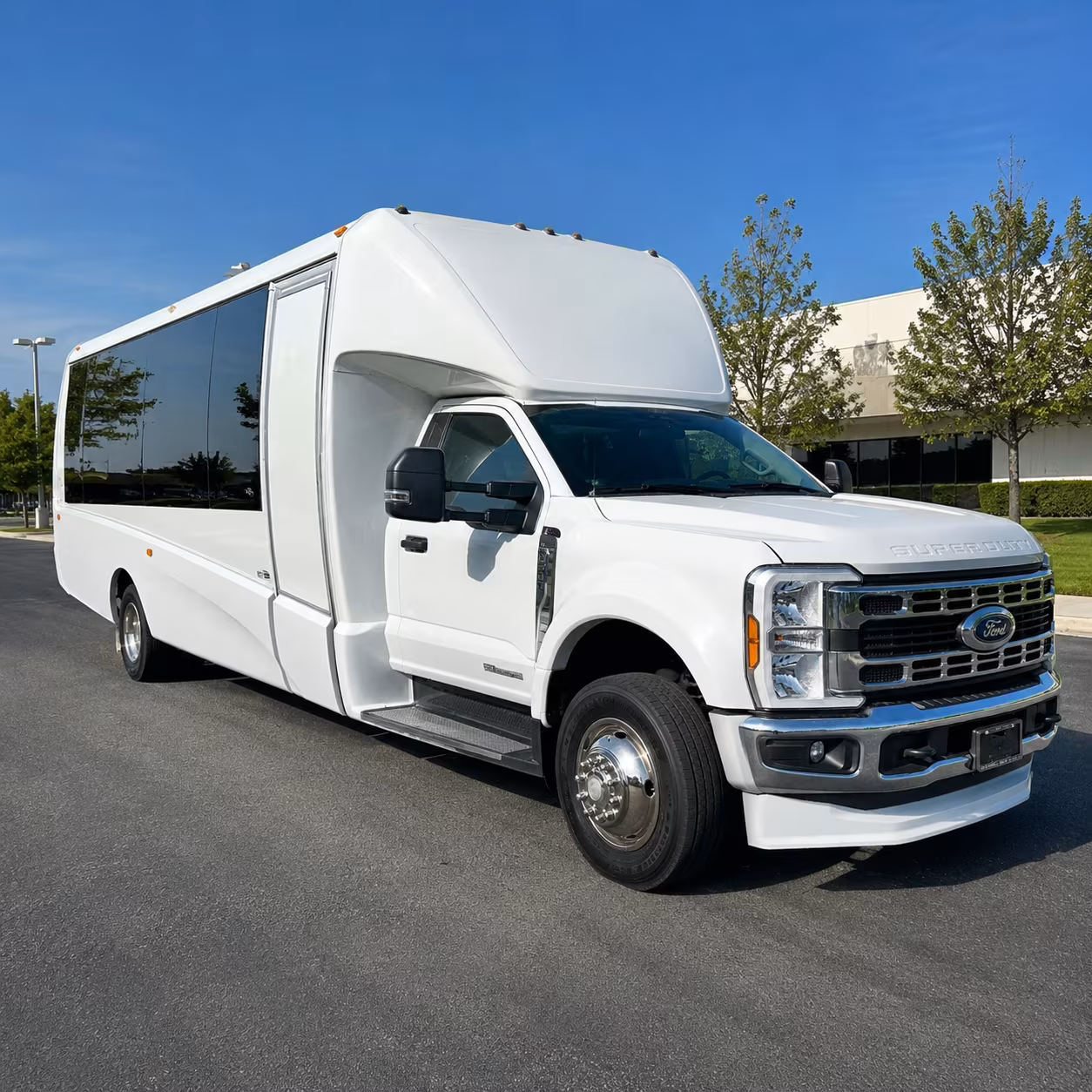 Atlanta School Event Transportation party bus exterior