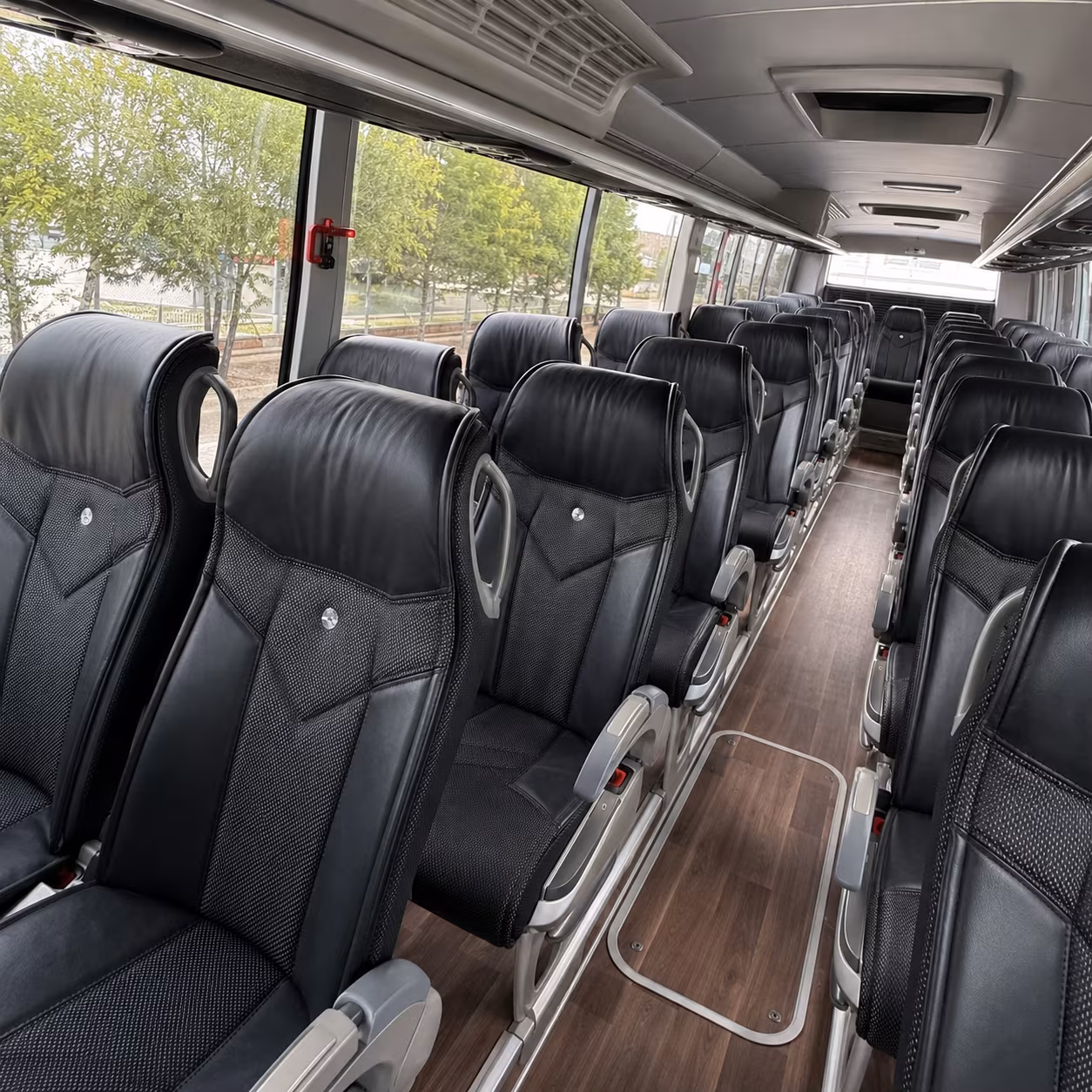 Atlanta School Event Transportation party bus interior