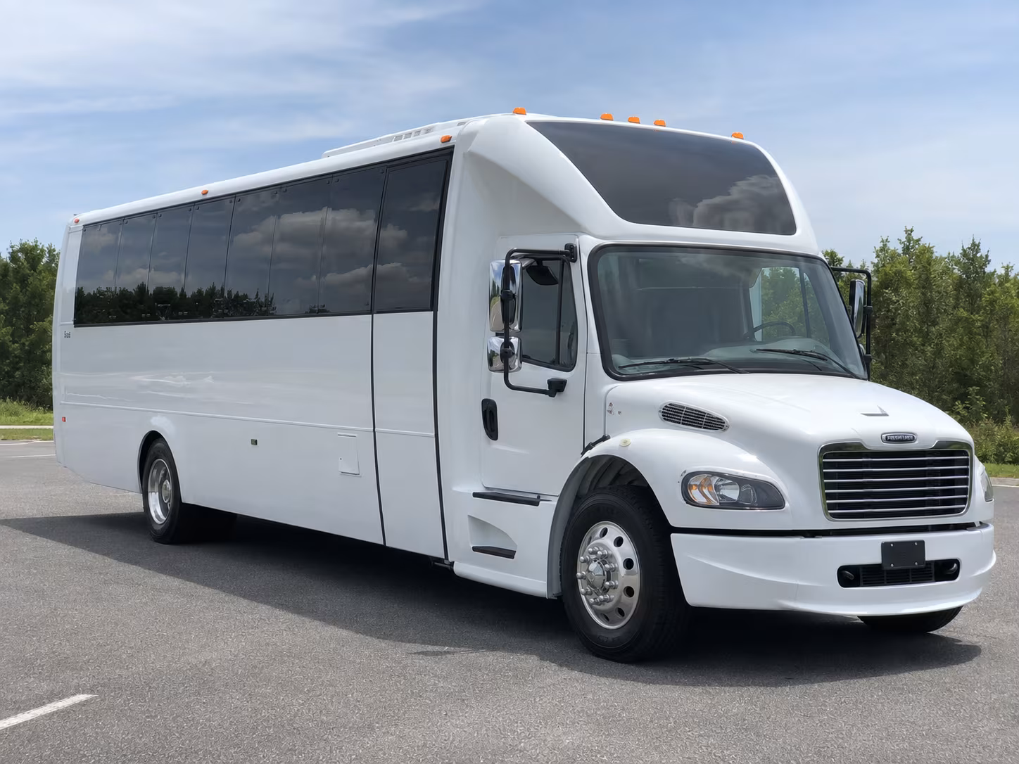 Atlanta Sporting Event Transportation party bus interior