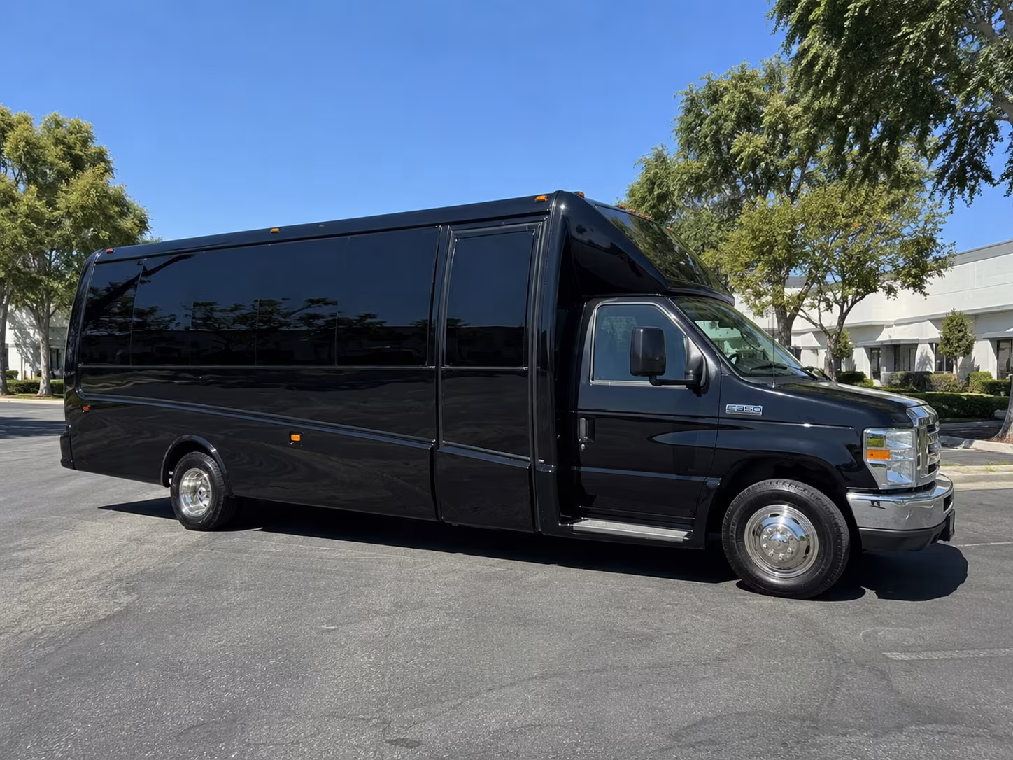 Atlanta Wedding Transportation party bus exterior