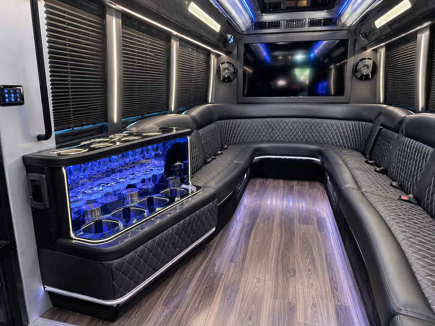 Atlanta Winery Tour & Pub Crawl Transportation party bus exterior
