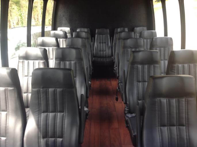 Augusta 30 Passenger Shuttle Bus Interior