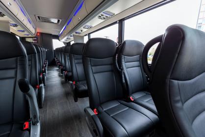 Augusta 45 Passenger Mini Coach Interior
